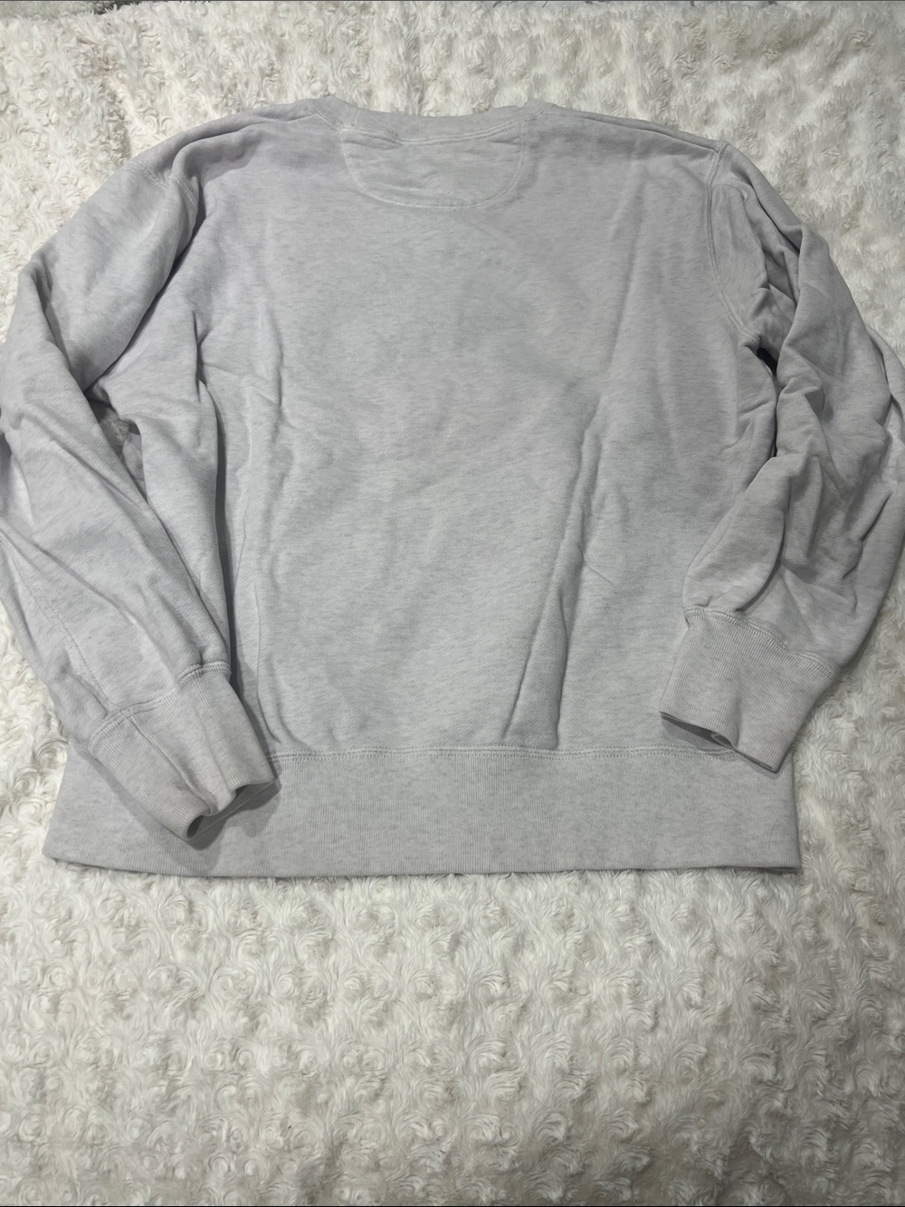 Uniqlo Men's Crewneck Sweatshirt Light Gray - Picture 5 of 5